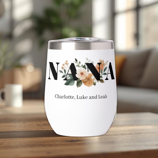 Modern Personalized Nana Floral Gift (Subido por el creador)