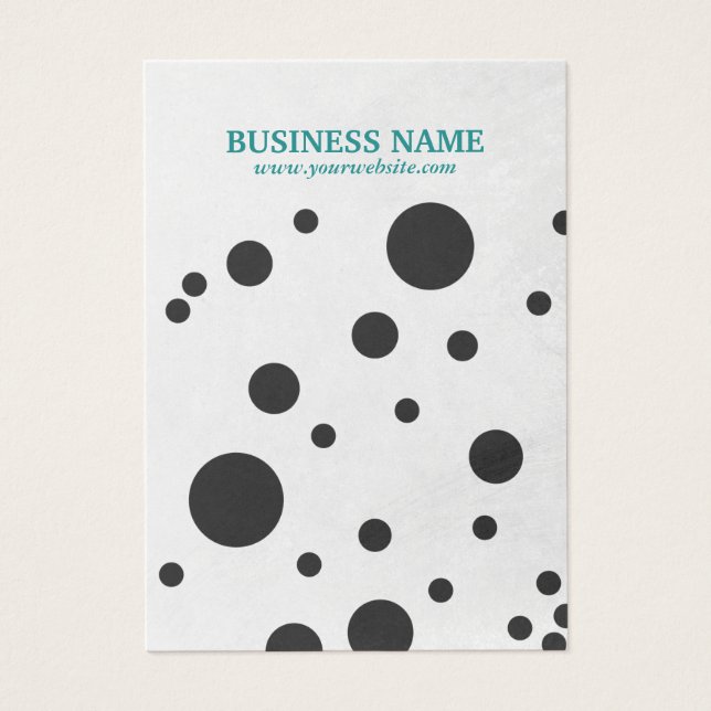 Modern Random Spots Earring Cards (Frente)
