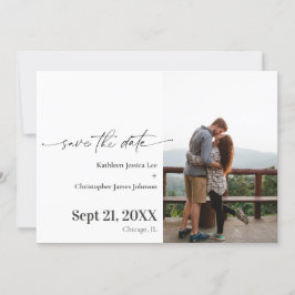 Modern Save the Date boda invitación