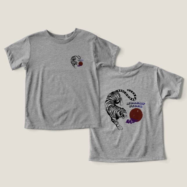 Modern Tiger Graphic Art (Diseño Anverso y Reverso)