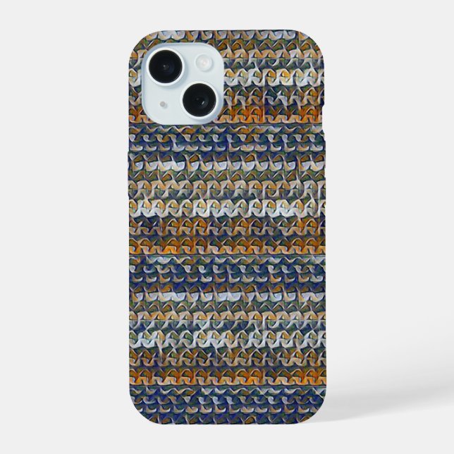 Modern wavy abstract geometric pattern 1288 (Reverso )