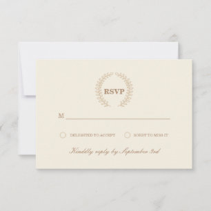 Modern Wreath RSVP