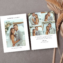 Moderna 5 foto Casada y Feliz Navidad