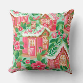 Moderna almohada de invierno con copo de nieve - N