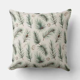 Moderna almohada de invierno con copo de nieve - N