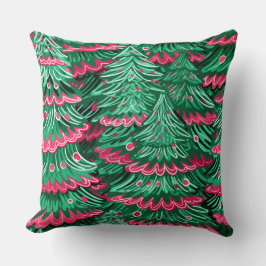 Moderna almohada de invierno con copo de nieve - N