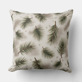 Moderna almohada de invierno con copo de nieve - N