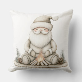 Moderna almohada de invierno con copo de nieve - N