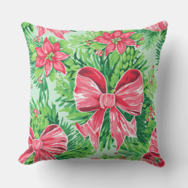 Moderna almohada de invierno con copo de nieve - N