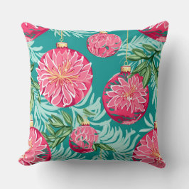 Moderna almohada de invierno con copo de nieve - N