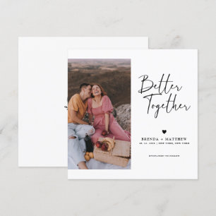 Moderna Boda Mínima De Fotos Ahorra La Fecha