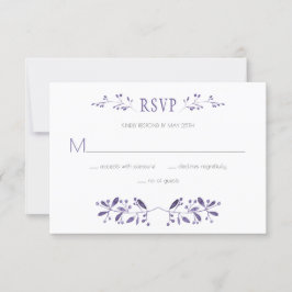 Moderna Boda Ultra Violeta RSVP |