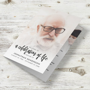 Moderna celebración de 3 fotos del programa de vid