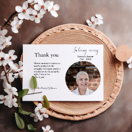 Moderna celebración funeraria de la vida tarjeta d