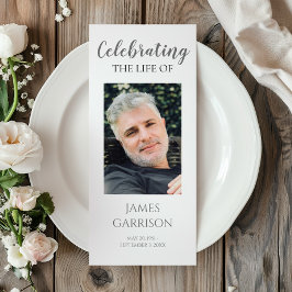 Moderna celebración gris del programa conmemorativ