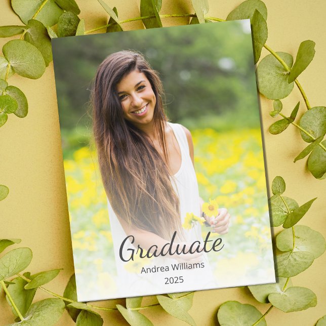 Moderna clase fotográfica de la Invitación de grad (Subido por el creador)