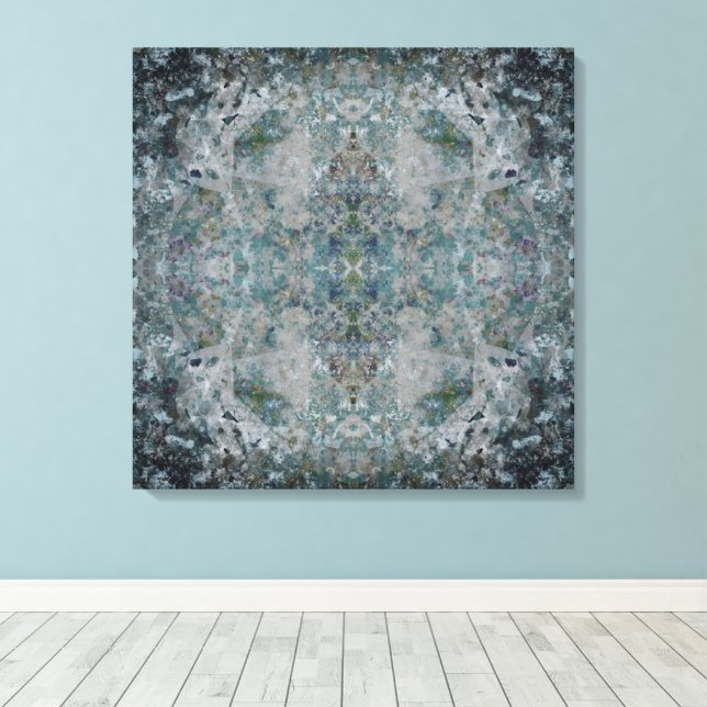 Moderna, De Una Especie De Arte Abstracto En Un Se (Insitu (piso de madera))