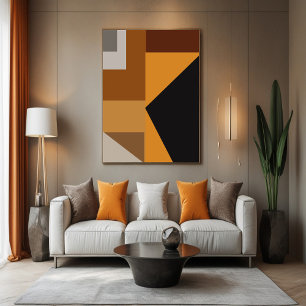 Moderna decoración rústica para salón o dormitorio