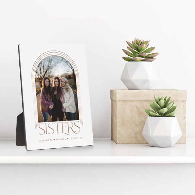 Moderna elegancia de las hermanas de marco de arco (Subido por el creador)