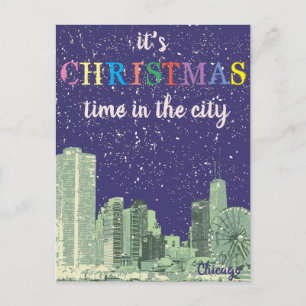 Moderna elegante tarjeta de felicitación para el c