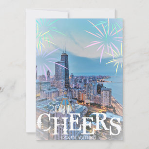 Moderna elegante tarjeta de felicitación para el c