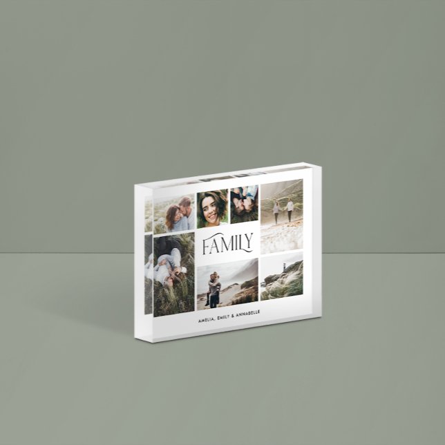 Moderna familia de fotos multi-7 minimalista elega (Subido por el creador)