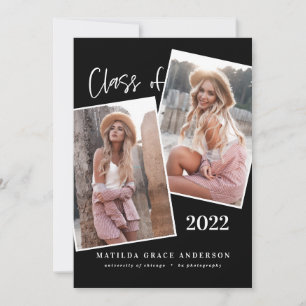 Moderna fiesta geométrica de graduación multifoto