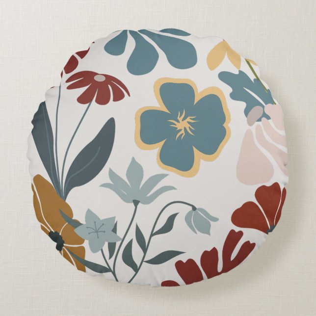 Moderna Flor Belleza Ronda almohada (Anverso)