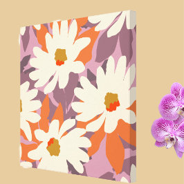 Moderna Floral Daisies Naturaleza Decoración Hogar