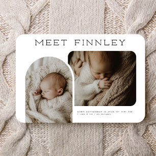 Moderna forma de arco de Collage de fotos Anuncio 