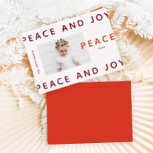 Moderna foto de paz y alegría roja morada