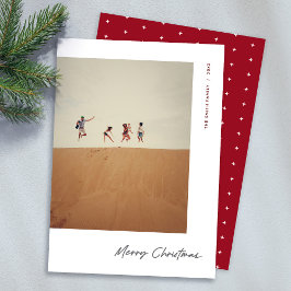 Moderna foto mínima Feliz Navidad