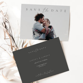 Moderna foto Minimalista de gris oscuro salva la f