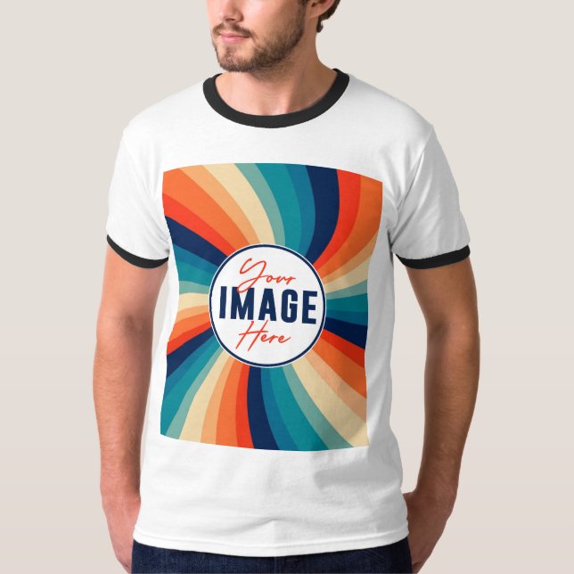 Moderna foto Personalizado de moda camiseta de Rin (Anverso)