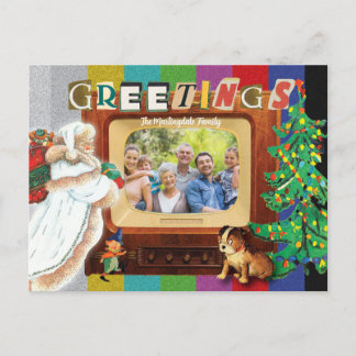 Moderna Foto Retro de Navidad Vacaciones