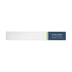 MODERNA GEOMETRIC stripe moda nfl verde marina azu