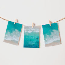 Moderna graduación de la escritura de playa oceáni