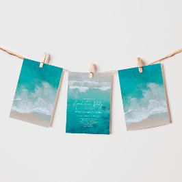 Moderna graduación de la escritura de playa oceáni
