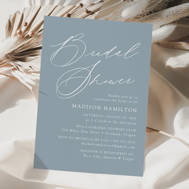 Moderna invitación de boda elegante con letra manu (Subido por el creador)