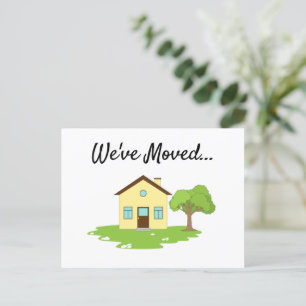 Moderna Invitación de direcciones nuevas y persona