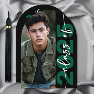 Moderna Invitación de Grado de Arco de Tipografía 