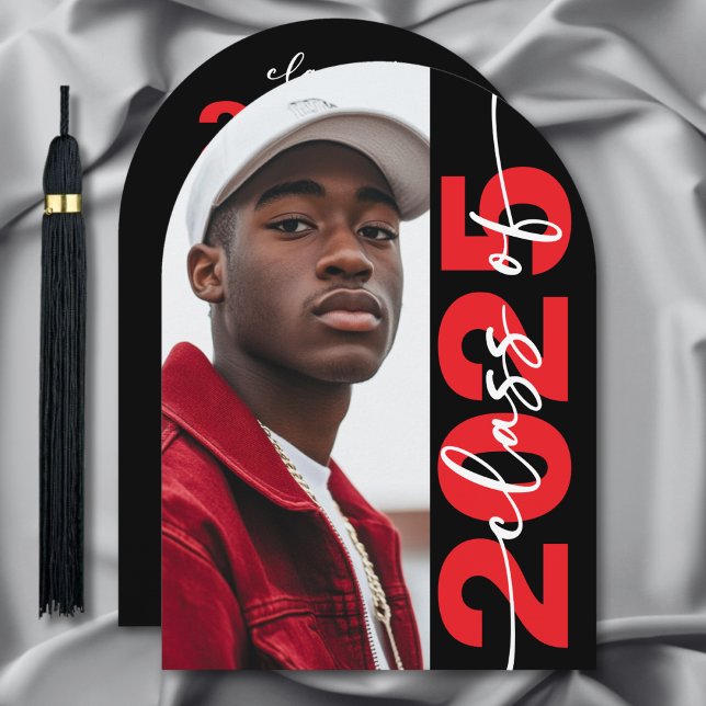 Moderna Invitación de Grado de Arco de Tipografía  (Subido por el creador)