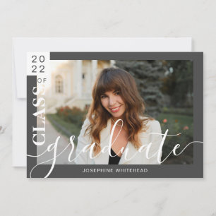 Moderna Invitación de graduados de fotografía 2022