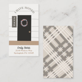 Moderna Invitación de movimiento de puertas ilustr