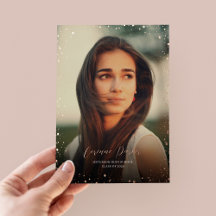 Moderna Invitación de Relieve metalizado de fotogr