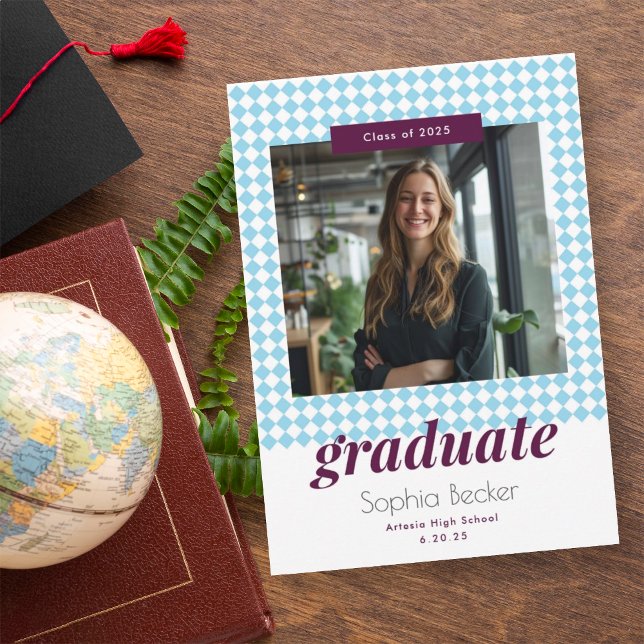 Moderna Invitación elegante de graduación fotográf (Subido por el creador)