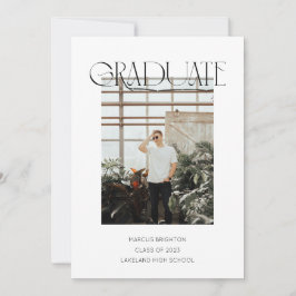 Moderna invitación Minimalista de graduados 2023