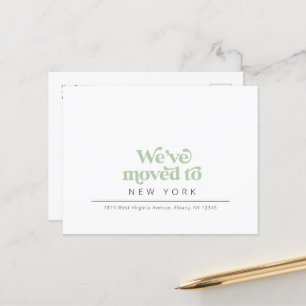 Moderna invitación retro simple en movimiento de p