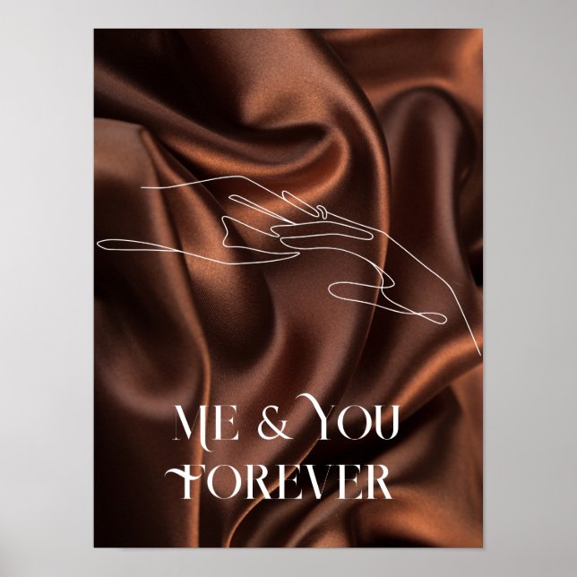 Moderna línea simple arte negro y blanco ,moda boh (Frente)