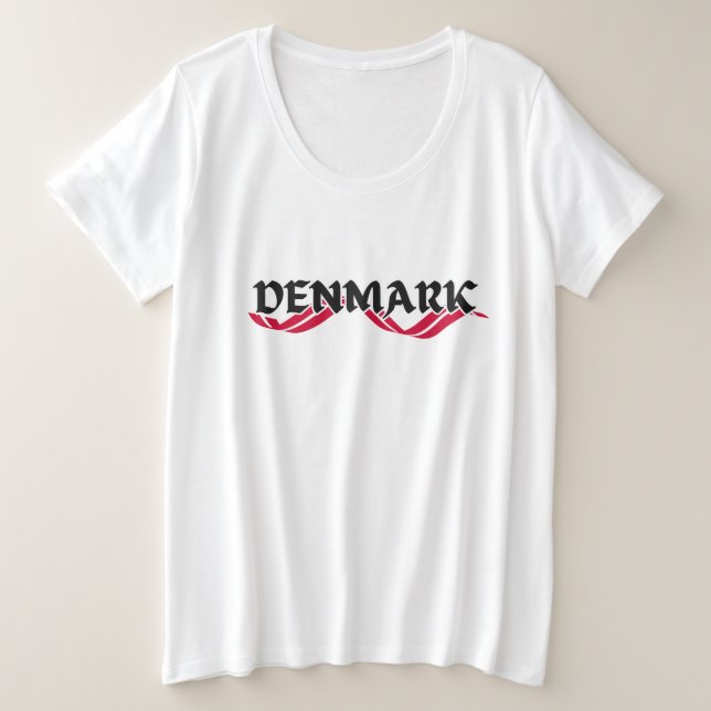 Moderna marca denmark scandinavia Flag Country Sou (Anverso del diseño)